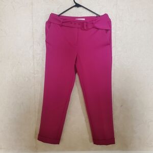 LOFT Vibrant Pink Straight Leg Pants